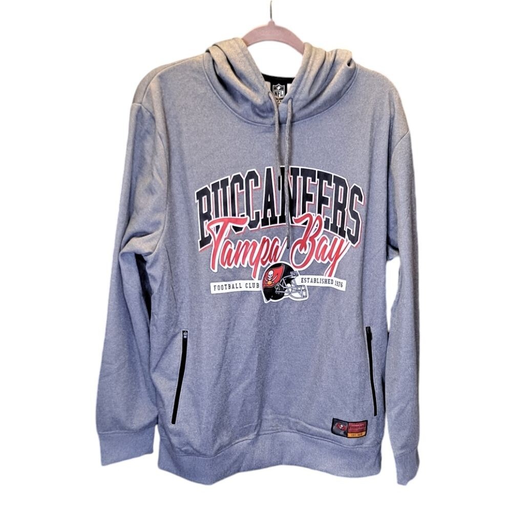 Tampa Bay Buccaneers Sweatshirt Hoodie NFL Team Apparel #QHMD783FTB Mens Size L